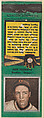 John Frederick, Brooklyn Dodgers, from the Baseball Players Match Cover design series (U1) issued by Diamond Match Company, The Diamond Match Company  American, Printed matchbook