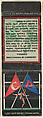 University of Pennsylvania - Cornell from Traditional College Rivals (Football) Match Cover design series (U8) issued by Diamond Match Company, The Diamond Match Company  American, Printed matchbook