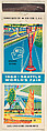Coliseum 21 from 1962 Seattle World's Fair Match Cover series, The Diamond Match Company American, Printed matchbook