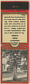 Cocoanuts, Miami from Florida, Souvenir Views Match Cover series (U40.5), The Diamond Match Company American, Printed matchbook