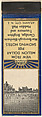 View from Million Dollar Pier showing Hotels from Atlantic City, Souvenir Views Match Cover series (U40.1), The Diamond Match Company American, Printed matchbook