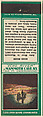 Echo River from Mammoth Cave, Souvenir Views Match Cover series (U40.6), The Diamond Match Company American, Printed matchbook