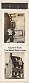 Souvenir from The Betsy Ross House from Philadelphia, Souvenir Views Match Cover series, Merchants Industries Incorporated  American, Printed matchbook