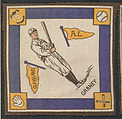 Jack Graney, Cleveland, American League from Baseball Players Felt Blanket series (B18), Printed felt