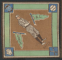 Del Baker, Detroit, American League from Baseball Players Felt Blanket series (B18), Printed felt