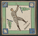 George Moriarty, Detroit, American League from Baseball Players Felt Blanket series (B18), Printed felt
