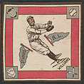 Gus Williams, St. Louis, American League from Baseball Players Felt Blanket series (B18), Printed felt