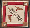 Eddie Foster, Washington, American League from Baseball Players Felt Blanket series (B18), Printed felt