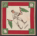Chick Gandil, Washington, American League from Baseball Players Felt Blanket series (B18), Printed felt
