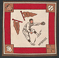 George McBride, Washington, American League from Baseball Players Felt Blanket series (B18), Printed felt