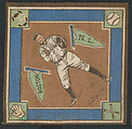 Hank Gowdy, Boston, National League from Baseball Players Felt Blanket series (B18), Printed felt