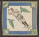 Bill James, Boston, National League from Baseball Players Felt Blanket series (B18), Printed felt