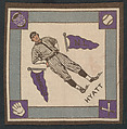 Ham Hyatt, Pittsburgh, National League from Baseball Players Felt Blanket series (B18), Printed felt