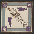 Ed Konetchy, Pittsburgh, National League from Baseball Players Felt Blanket series (B18), Printed felt