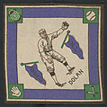 Cozy Dolan, St. Louis, National League from Baseball Players Felt Blanket series (B18), Printed felt