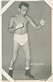 Al Hostak from Boxers Exhibits series (W467), Exhibit Supply Company American, Commercial photolithograph
