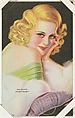 Soldier's Sweetheart from All American Girls series (W424), International Mutoscope Reel Company, Commercial color lithograph