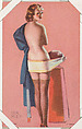 Social Security from Glamour Girls series (W424), International Mutoscope Reel Company, Commercial color lithograph