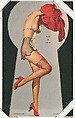 Peek-a-View from All American Girls series (W424), International Mutoscope Reel Company, Commercial color lithograph