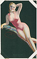 Pink Of Condition from Glamour Girls series (W424), International Mutoscope Reel Company, Commercial color lithograph