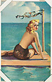 Short On Sails from Glamour Girls series (W424), International Mutoscope Reel Company, Commercial color lithograph