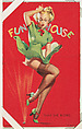 Thar She Blows from Glamour Girls series (W424), International Mutoscope Reel Company, Commercial color lithograph