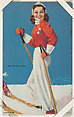 Red, White, and You from All American Girls series (W424), International Mutoscope Reel Company, Commercial color lithograph