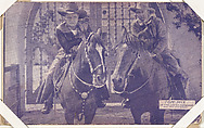 Tom Mix in The Lucky Horseshoe from Western Stars -- Special Sets Exhibits series (W414), Exhibit Supply Company  American, Commercial color photolithograph