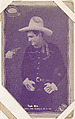 Tom Mix looking into the muzzle of a 44 from Western Stars -- Special Sets Exhibits series (W414), Exhibit Supply Company  American, Commercial color photolithograph