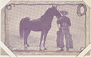 Tom Mix and Tony from Western Stars -- Special Sets Exhibits series (W414), Exhibit Supply Company  American, Commercial color photolithograph