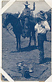 Howdy Cowboy from Western Stars or Scenes Exhibit Cards series (W412), Exhibit Supply Company  American, Commercial color photolithograph