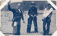 Cowboys fancy roping from Indians and Western Historical Scenes series (W417), Exhibit Supply Company  American, Commercial color photolithograph