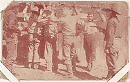 Hands Up! from Western Stars or Scenes Exhibit Cards series (W412), Exhibit Supply Company  American, Commercial color photolithograph