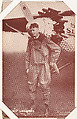 "Plucky" Lindbergh Ready to "Hop Off" from Lindbergh Exhibit Cards series (W451), Exhibit Supply Company  American, Commercial color photolithograph