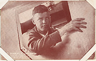 Capt. Charles A. Lindbergh in Cockpit of His Airplane from Lindbergh Exhibit Cards series (W451), Exhibit Supply Company  American, Commercial color photolithograph