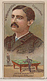 Jacob Schaefer, Champion Billiardist, from the Champions of Games and Sports series (N184, Type 1) issued by W.S. Kimball & Co., W.S. Kimball & Co., Commercial color lithograph