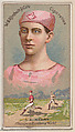 L.E. Myers, Champon Runner of the World, from the Champions of Games and Sports series (N184, Type 1) issued by W.S. Kimball & Co., W.S. Kimball & Co., Commercial color lithograph