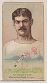 William Byrd Page, Champion High Jumper, from the Champions of Games and Sports series (N184, Type 2) issued by W.S. Kimball & Co., W.S. Kimball & Co., Commercial color lithograph
