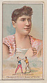 Hattie Stewart, Champion Female Boxer of the World, from the Champions of Games and Sports series (N184, Type 2) issued by W.S. Kimball & Co., W.S. Kimball & Co., Commercial color lithograph