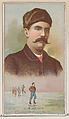 C.H. Heins, Champion Fancy Skater, from the Champions of Games and Sports series (N184, Type 2) issued by W.S. Kimball & Co., W.S. Kimball & Co., Commercial color lithograph