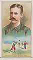 E.A. Burch, Champion Baseball Fielder, from the Champions of Games and Sports series (N184, Type 2) issued by W.S. Kimball & Co., W.S. Kimball & Co., Commercial color lithograph