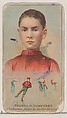 Thomas H. Humphrey, Champion Juvenile Roller Skater, from the Champions of Games and Sports series (N184, Type 2) issued by W.S. Kimball & Co., W.S. Kimball & Co., Commercial color lithograph