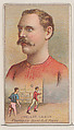 Phillip Casey, Champion Handball Player, from the Champions of Games and Sports series (N184, Type 2) issued by W.S. Kimball & Co., W.S. Kimball & Co., Commercial color lithograph