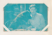 Art Acord and his pal have lunch from Western Stars or Scenes Exhibit cards series (W412), Exhibit Supply Company  American, Commercial color photolithograph