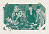 Jimmy Adams and Jack Duffy in "Gimmie Strength" from Scenes from Movies Exhibit Cards series (W404), Exhibit Supply Company  American, Commercial color photolithograph