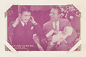 George K. Arthur and Karl Dane in "Baby Mine" from Scenes from Movies Exhibit Cards series (W404), Exhibit Supply Company  American, Commercial color photolithograph