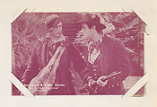 John Barrymore & Victor Varcon in "King of the Mountains" from Scenes from Movies Exhibit Cards series (W404), Exhibit Supply Company  American, Commercial color photolithograph