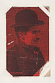 Charlie Chaplin from Movie Stars Exhibit Cards series (W401), Exhibit Supply Company  American, Commercial color photolithograph