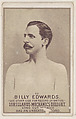 Card 11, Billy Edwards, from the Prizefighters series (N269) issued by P. Lorillard Company to promote Mechanics Delight Long Cut Tobacco, P. Lorillard Company  American, Commercial color lithograph