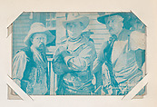 Bill Hart getting ready for action from Western Stars or Scenes Exhibit Cards series (W412), Exhibit Supply Company  American, Commercial color photolithograph